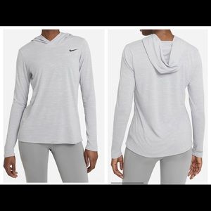 NIKE Womens Dry Legend Hoodie Size S- light grey